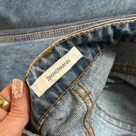 Zimmermann Wide Leg high waist jeans - Picture 6 of 10